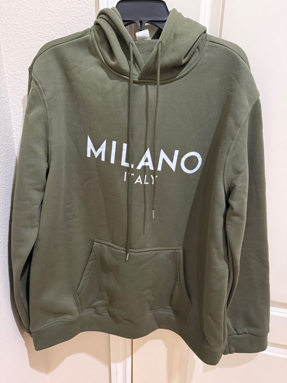 New Olive Green Logo Hoodie - Women's Pullover XL